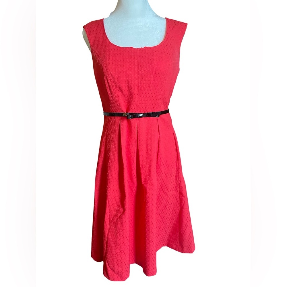 Kasper dress with bow detail size 4
